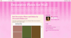 Desktop Screenshot of blog.decorativedishes.net