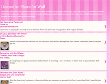 Tablet Screenshot of blog.decorativedishes.net