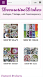 Mobile Screenshot of decorativedishes.net